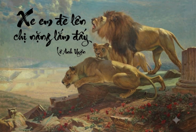 Xe em đè lên chị nặng lắm đấy
